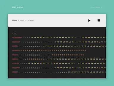 MIDI Markup