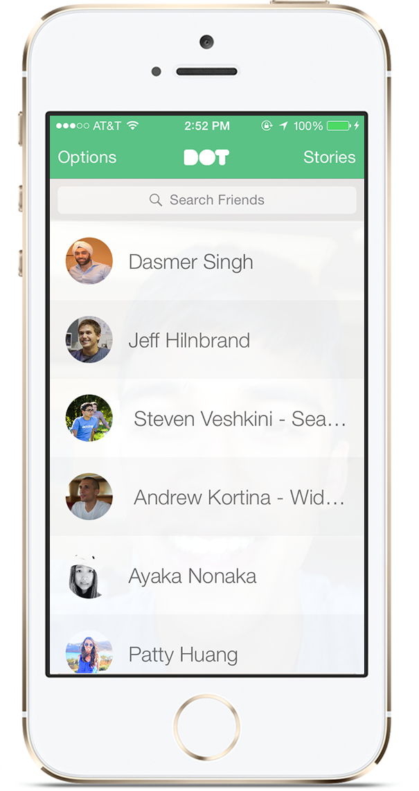 Dot people screen