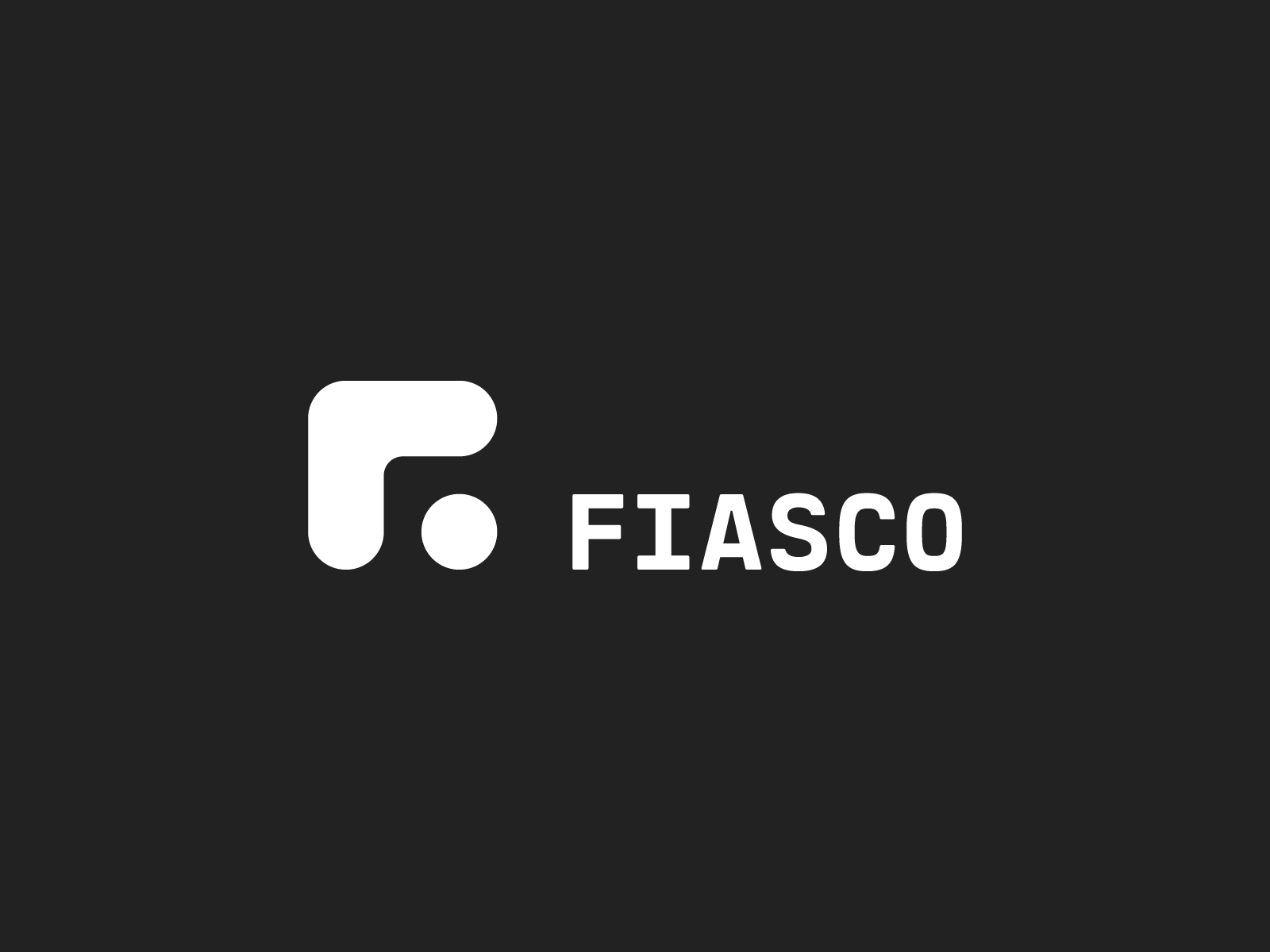 Fiasco mark variant 3 on black