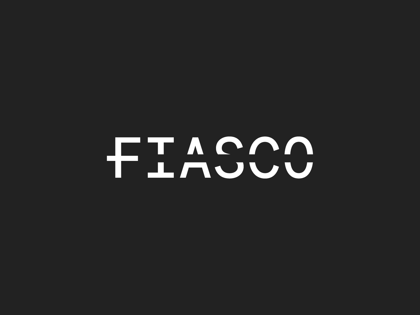 Fiasco mark variant 4 on black