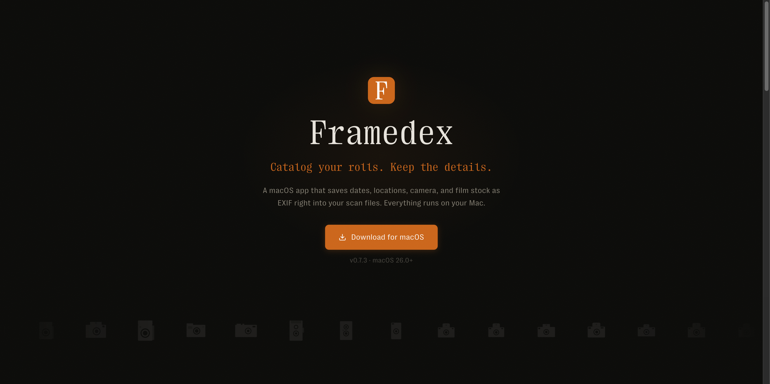 Framedex hero