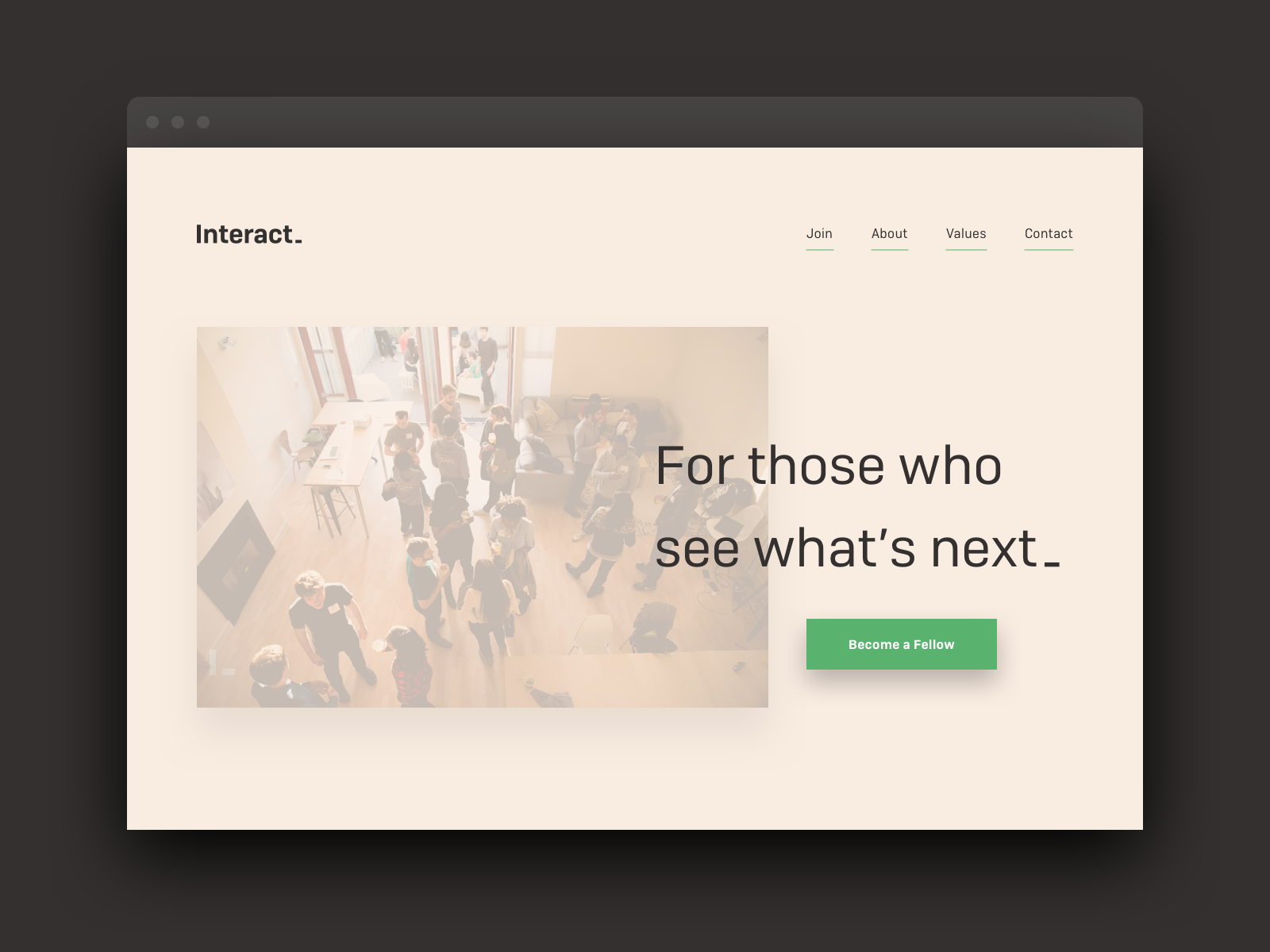 Interact website