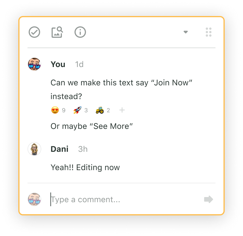 Jam comments