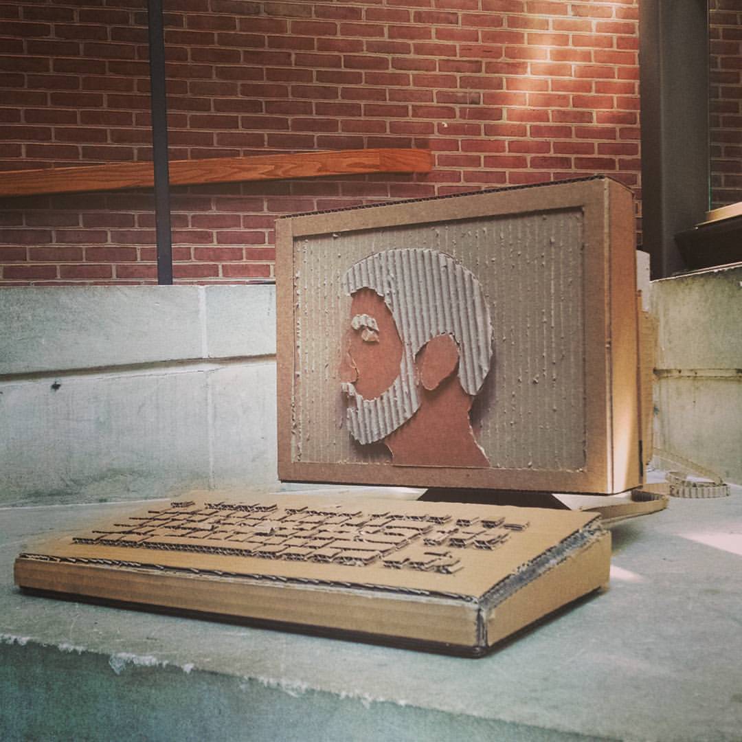 Cardboard sculpture