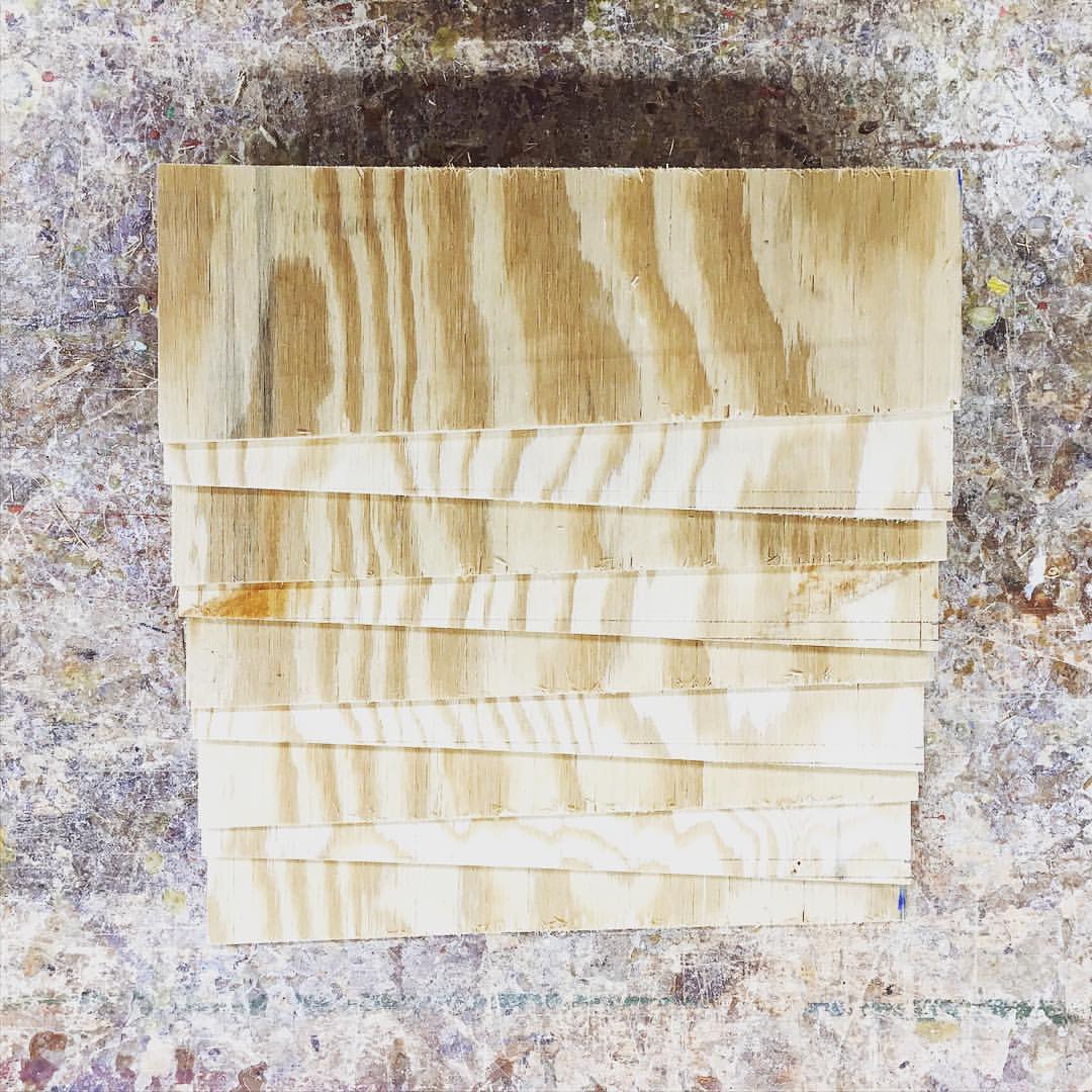 Sculpture: serial wood