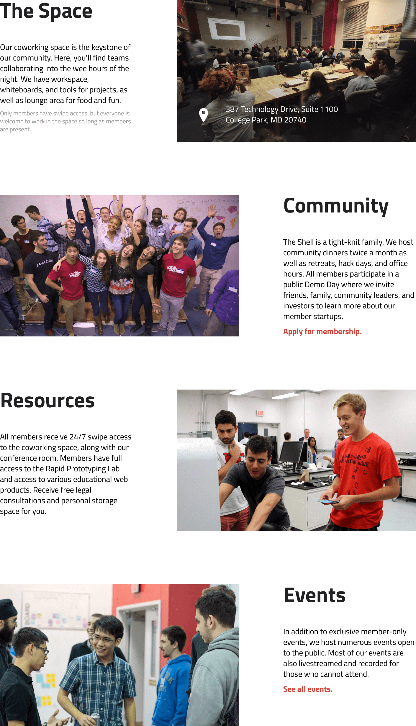 Startup Shell about page