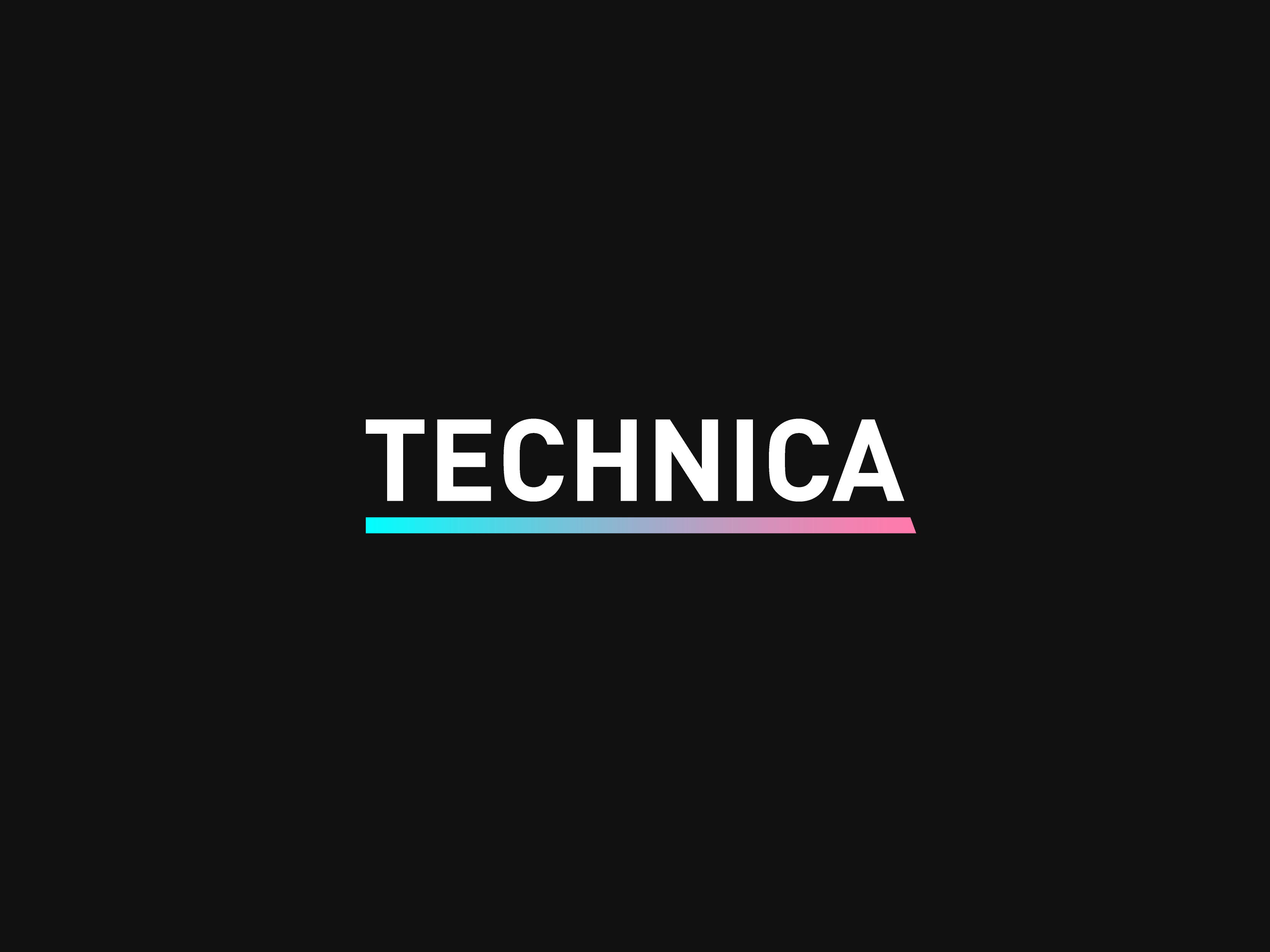 Technica logo on black