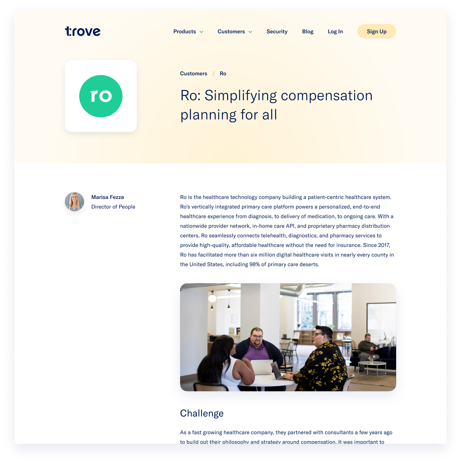 Trove case study