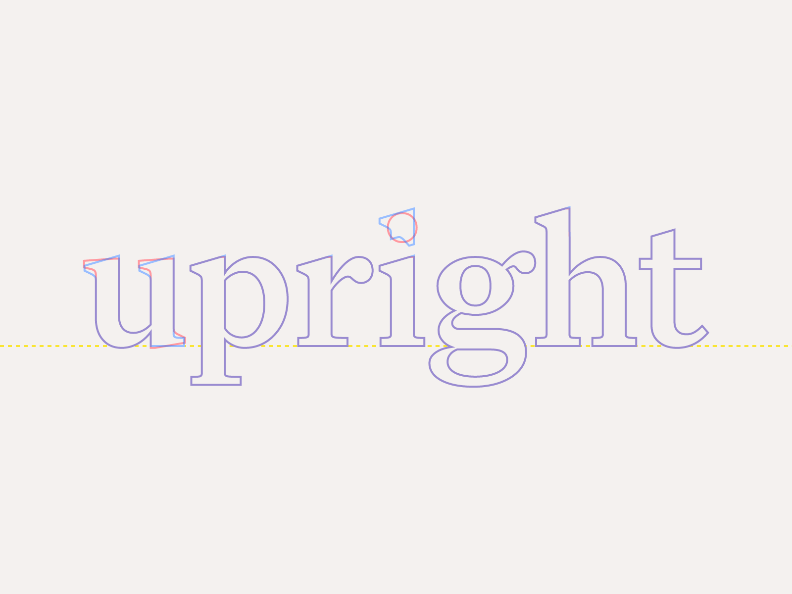 Upright mark construction frame 2