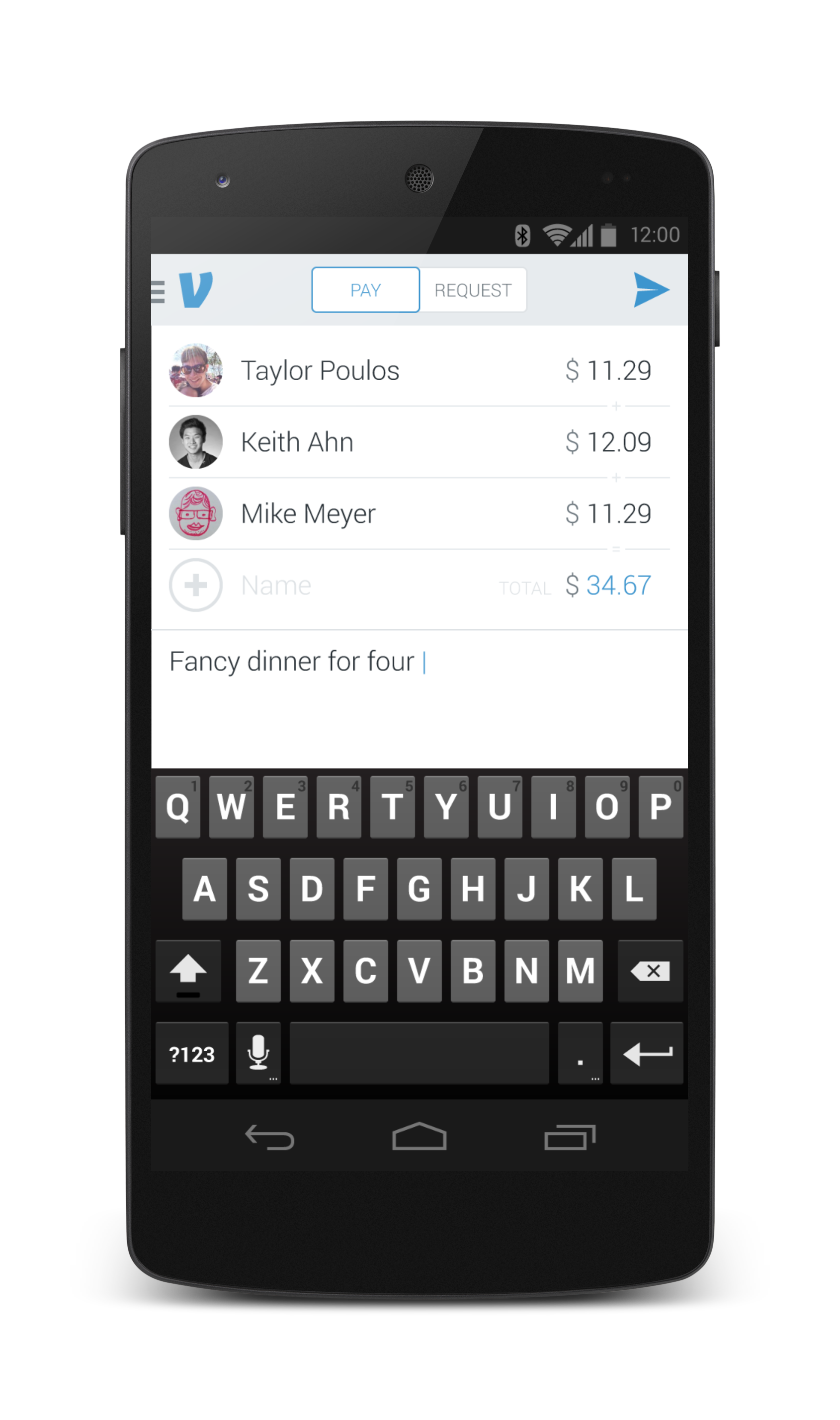 Venmo multi-pay