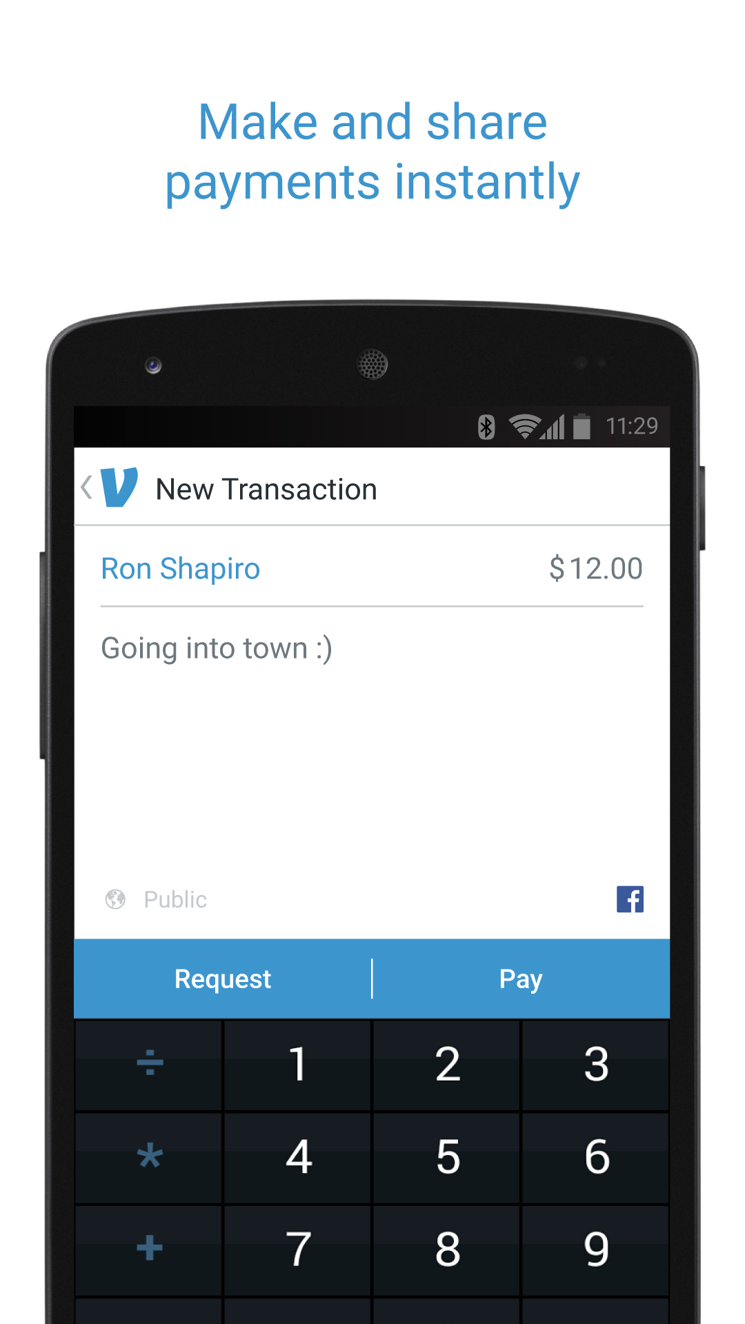 Venmo Pay with Venmo, single